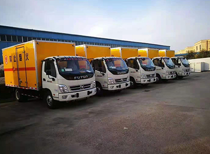 荣邦乡爆破器材运输车